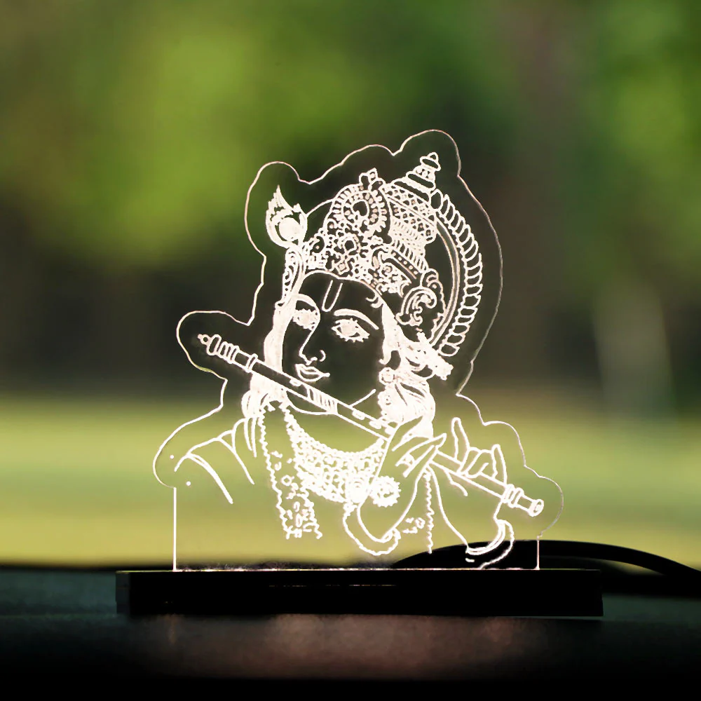 Krishan Ji Car Dashboard Lamp