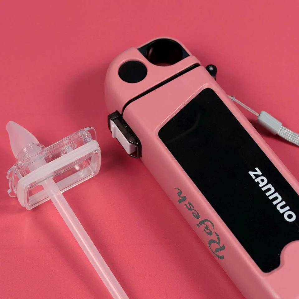 Flat-Square Plastic Water Bottles- 350 ml(Cream) - Image 5