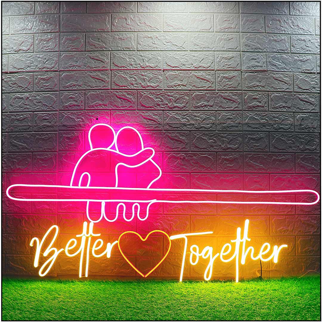 SPECIAL BETTER TOGETHER NEON LIGHT FRAME