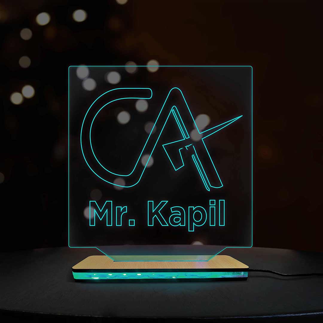 3d Acrylic Multi-Colored CA LED Lamp