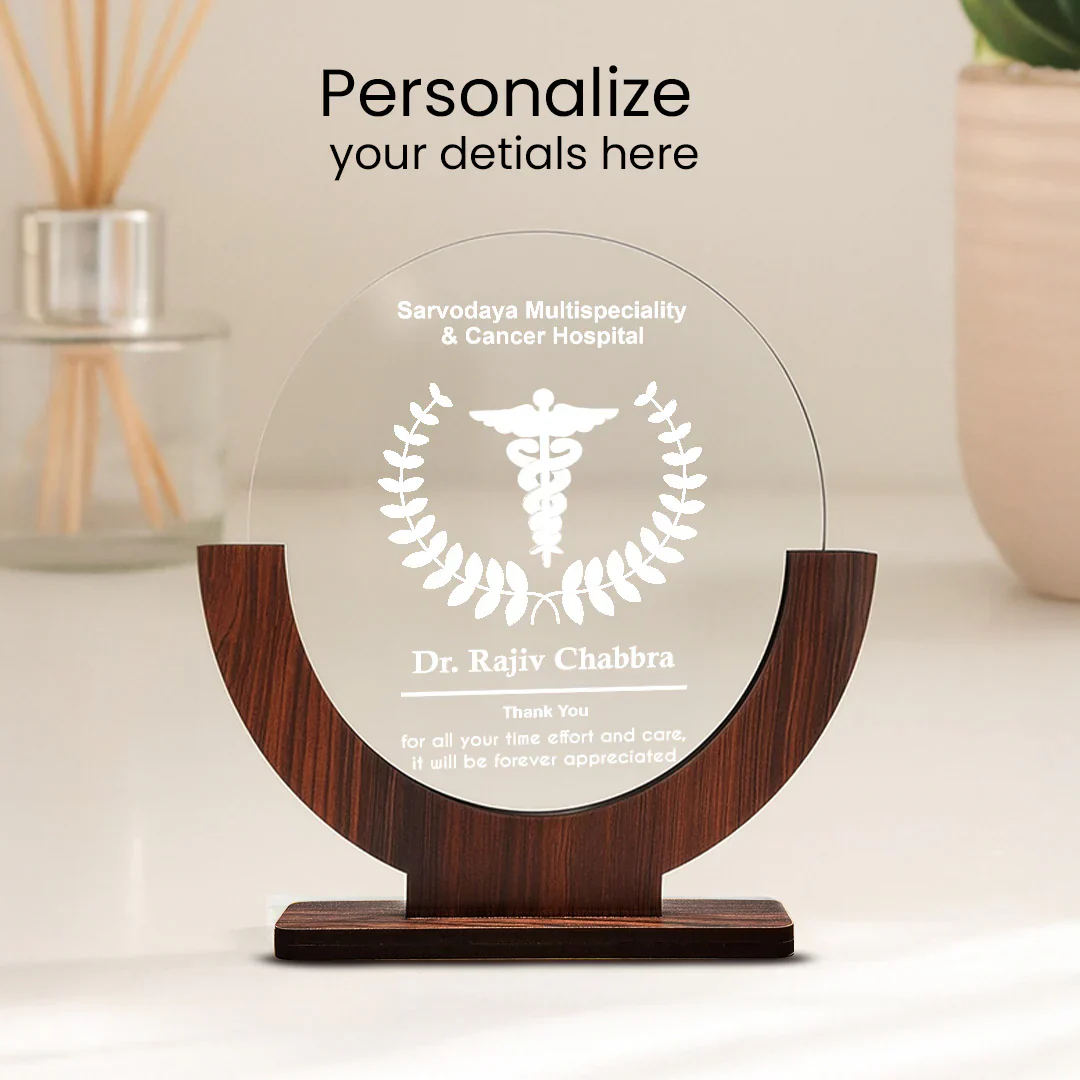 Personalized Doctor Appreciation LED Lamp - Image 2