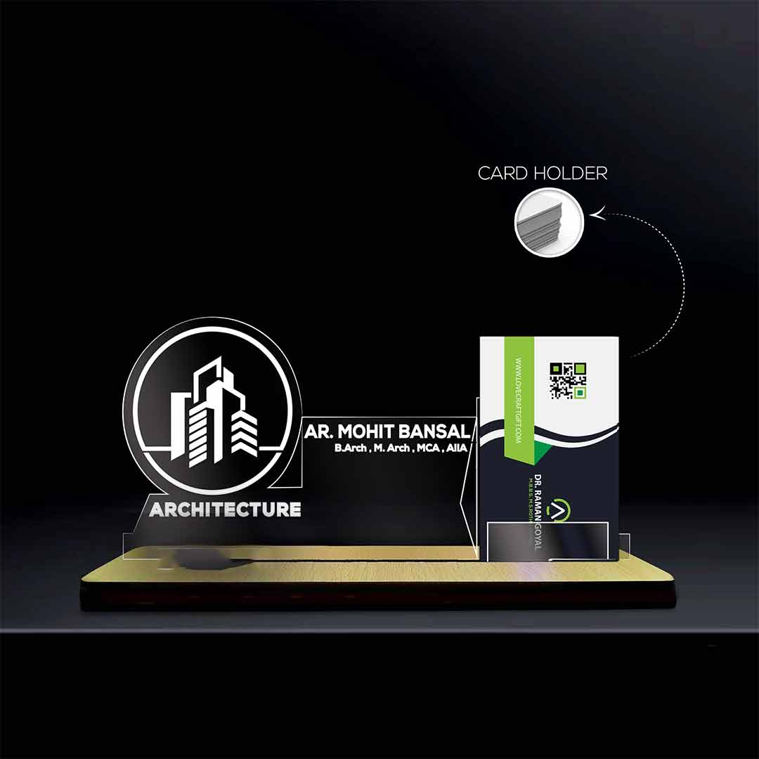 Personalized Acrylic Desk Name Plate - Image 3