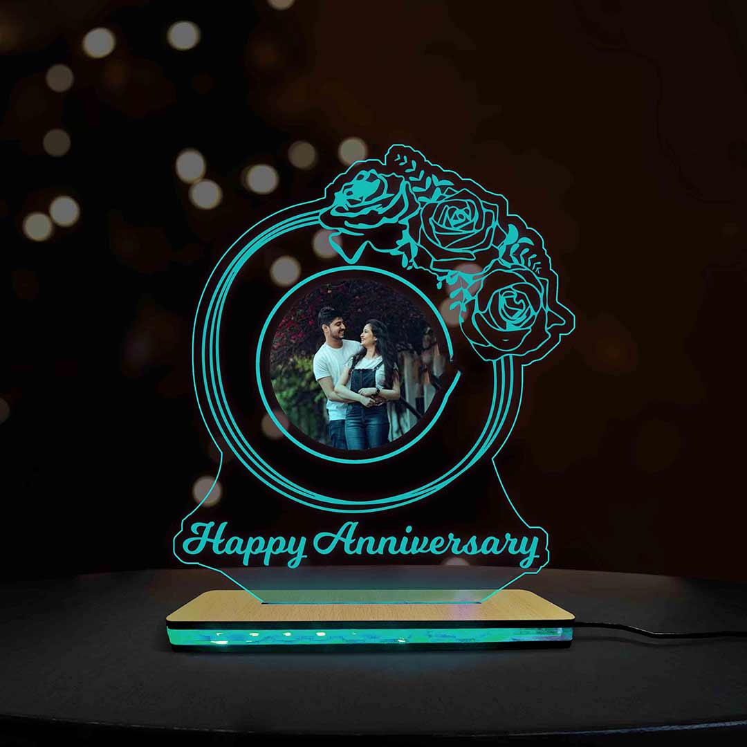 3D Acrylic Multi-Led Table Lamp For Bf And Gf - Image 2