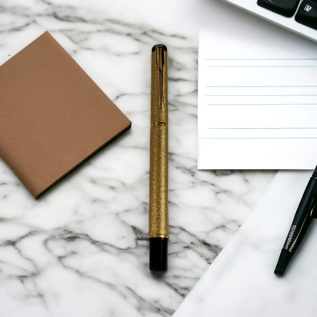 Personalized Pen Royal Gold With Glittery Finish Body - Image 2