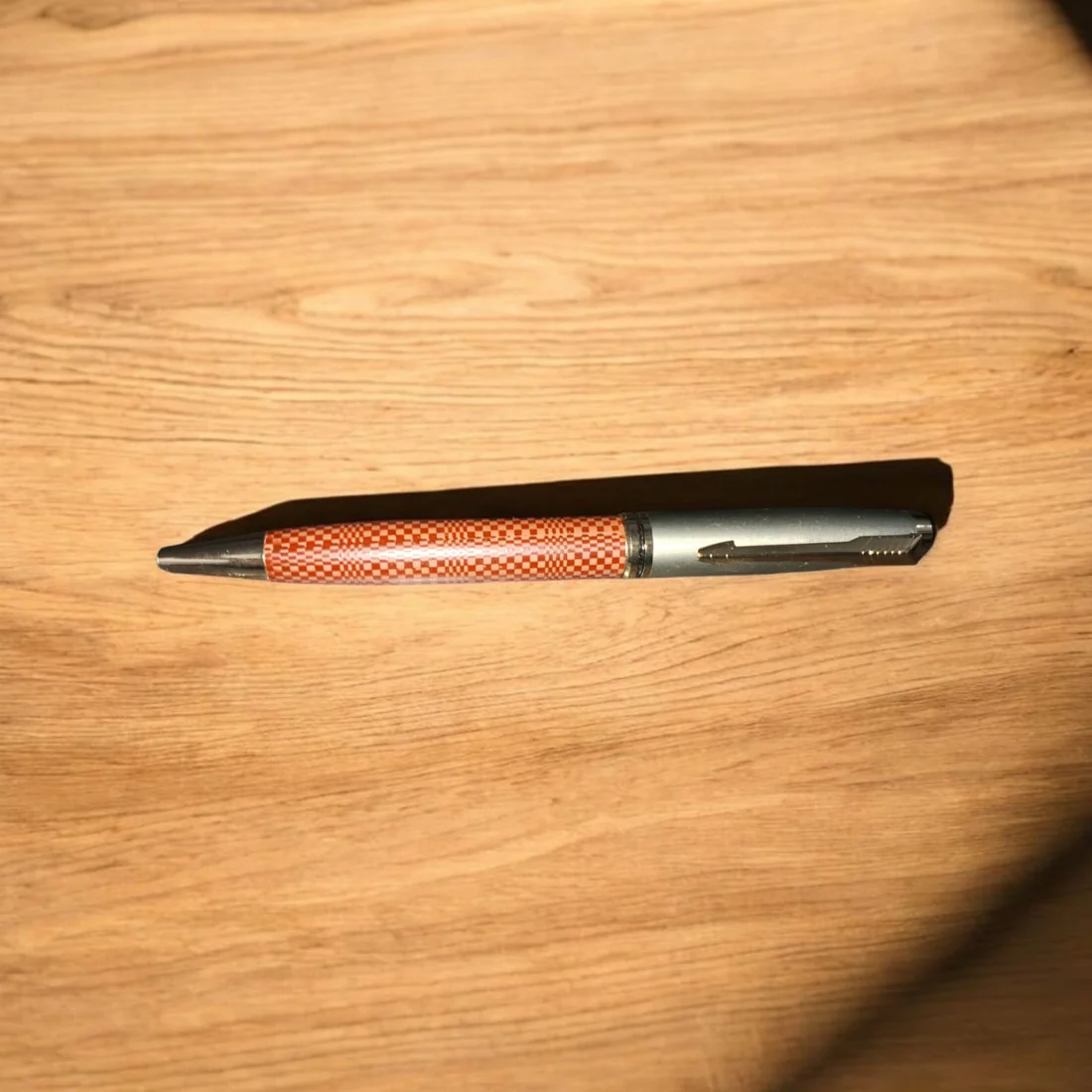 Roller Metallic Finish Ball Pen - Red - Image 3