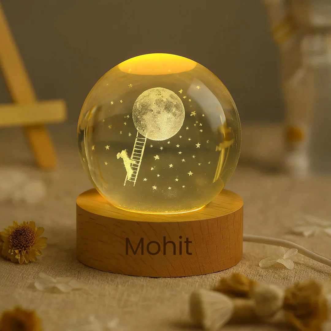 Starry Night Globe Lamp