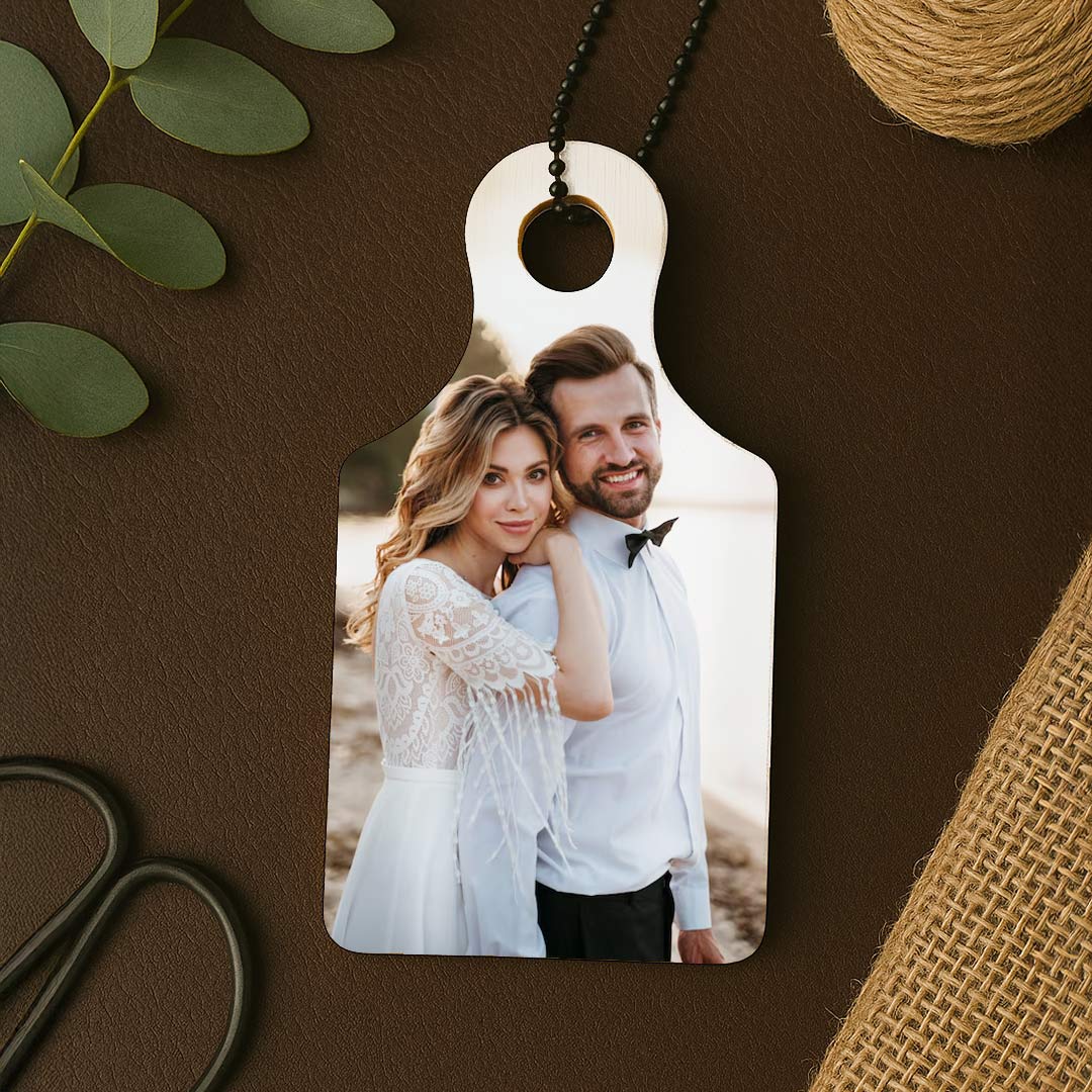 Personalized Photo Board Tag Car Hanger-2x2 - Image 4