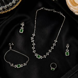 Blush Crystal Elegance Jewelry Set