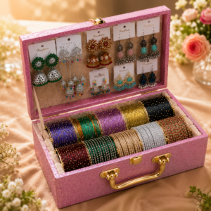 All-in-One Bangles & Earrings Storage Box