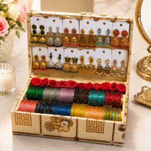 Jewellery Organizer Box for Bangles & Earrings