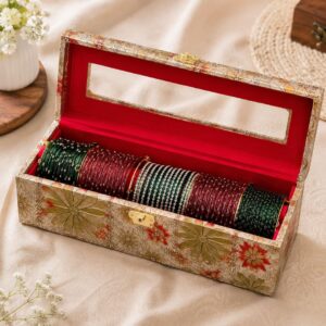 Festive Floral Bangle Organizer | Sawan Collection